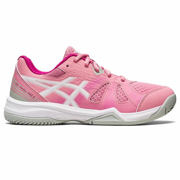 Scarpe da Padel per Bambini Asics Gel-Pádel Pro 5 Rosa Unisex