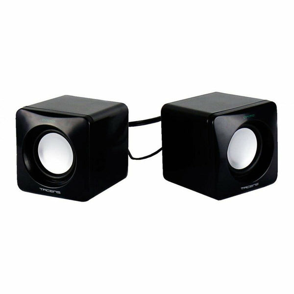 Lautsprecher Tacens AS1 Altavoz Portátil PC 8W USB y Jack 3.5 Compacto Negro Schwarz