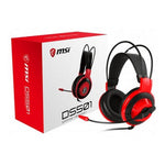 Gaming Headset mit Mikrofon MSI DS501 Rot