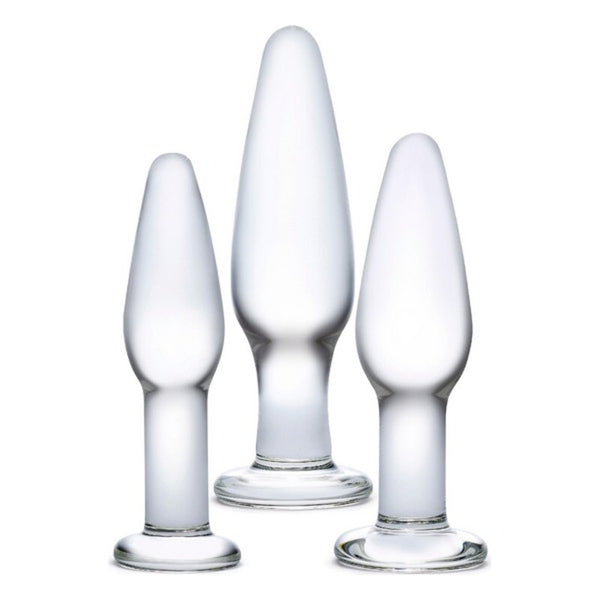 Anal Training Large Pleasure Kit Glas (3 pcs)