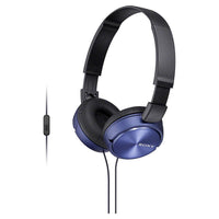 Kopfhörer mit Mikrofon Sony MDR-ZX310AP 98 dB Blau Dunkelblau