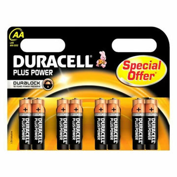 Alkali-Mangan-Batterie DURACELL Plus Power DURLR6P8B LR6 AA 1.5V (8 pcs) (AA) (LR6)