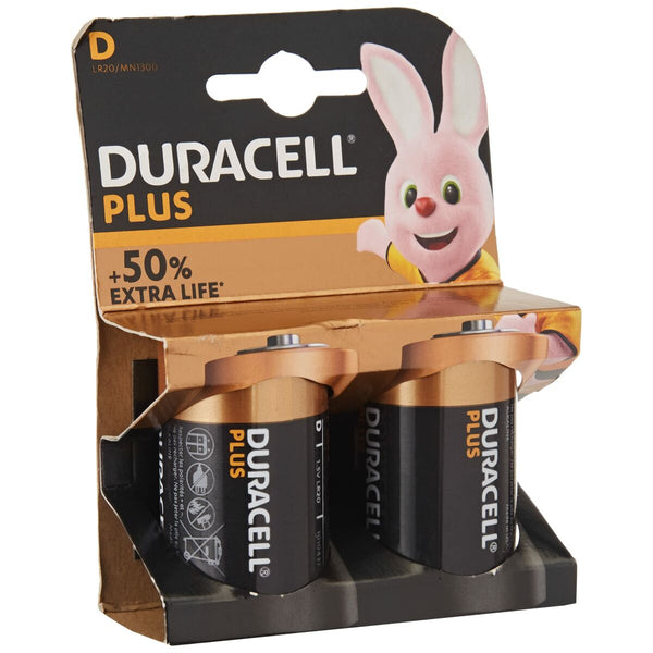 Batterie Alcaline LR20 DURACELL Plus Power  D