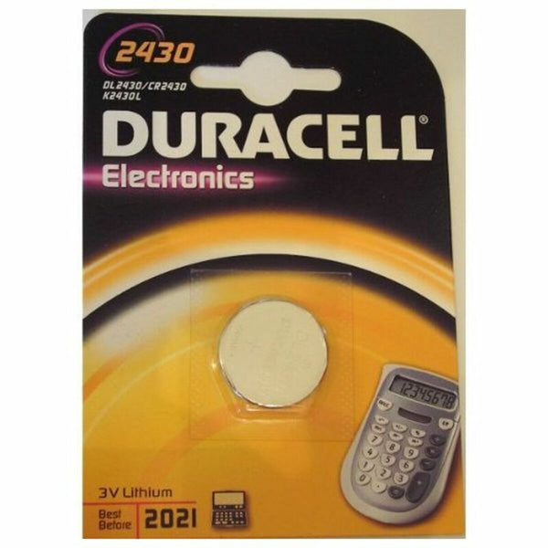 Batteria a Bottone a Litio DURACELL DL2430 CR2430