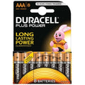 Alkali-Mangan-Batterie DURACELL Plus LR03 AAA 1.5V (8 pcs)