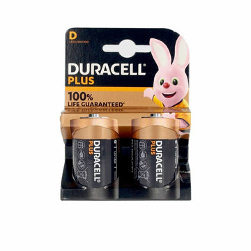 Alkali-Mangan-Batterie LR20 DURACELL Plus Power (2 uds)