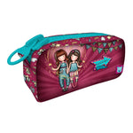 Necessaire per la Scuola Gorjuss Fireworks Rosso Granato (21.5 x 10.5 x 7 cm)