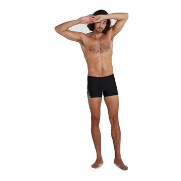 Costume da Bagno Uomo Speedo Allover V-Cut Aquashort Nero