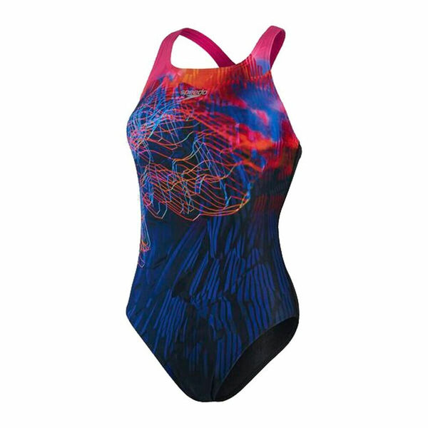 Costume da Bagno Donna Speedo  Placement Digital Medalist W Blu scuro