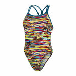 Costume da Bagno Donna Speedo ECO Digi Interference Allover Multicolore