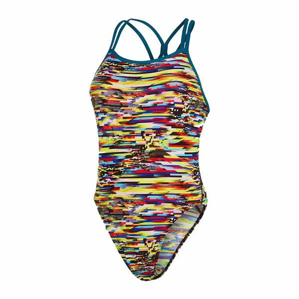 Costume da Bagno Donna Speedo ECO Digi Interference Allover Multicolore