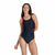 Costume da Bagno Donna Speedo Hyperboom Racerback Nero Blu scuro