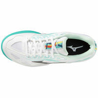 Scarpe da Tennis da Donna Mizuno Break Shot 3 CC Bianco