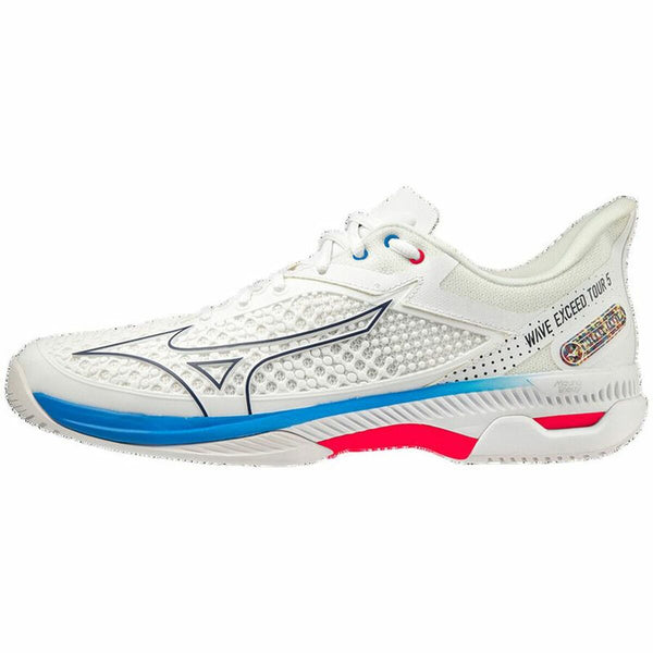 Tennisschuhe für Männer Mizuno Wave Exceed Tour 5 CC Weiß