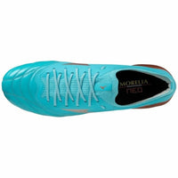 Scarpe da Calcio per Adulti Mizuno Morelia Neo III Beta Elite MD Azzurro Unisex