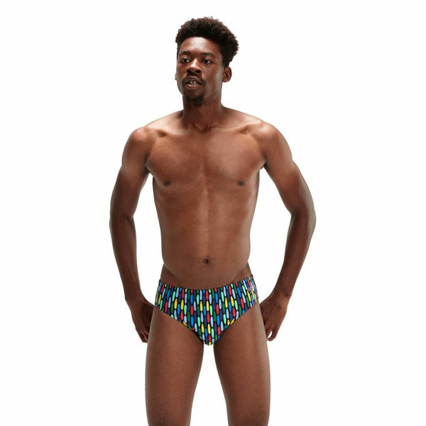 Slip da Uomo Speedo Allover Nuoto Multicolore