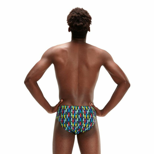 Slip da Uomo Speedo Allover Nuoto Multicolore