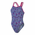 Costume da Bagno Donna Speedo Allover Starback Azzurro