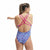 Costume da Bagno Donna Speedo Allover Starback Azzurro