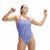 Costume da Bagno Donna Speedo Allover Starback Azzurro