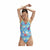 Costume da Bagno Donna Speedo Allover Vback Azzurro