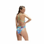 Costume da Bagno Donna Speedo Allover Vback Azzurro