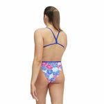 Costume da Bagno Donna Speedo Allover Vback Azzurro