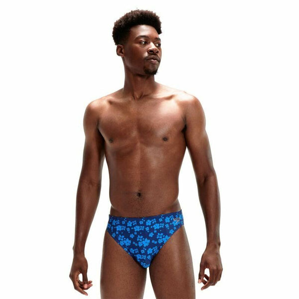 Costume da Bagno Uomo Speedo Allover Brief Azzurro