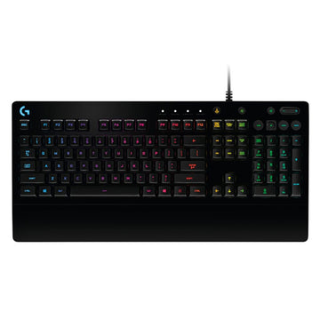 Tastiera per Giochi Logitech 920-008086 USB 2.0 RGB Qwerty in Spagnolo Nero Spagnolo QWERTY