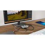 Dockstation i-Tec USB-C Nano Dock HDMI/VGA with LAN + Power Delivery 100 W Silberfarben (Restauriert A+)