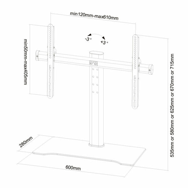 TV Halterung Neomounts FPMA-D1250BLACK