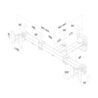 TV Halterung Neomounts FPMA-W960D 27" 12 kg 10" 6 Kg