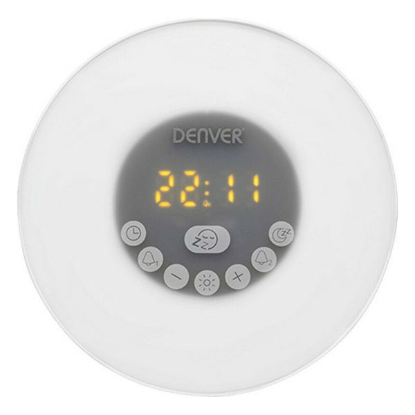 Radiowecker Denver Electronics CRLB-400 FM Bluetooth LED Weiß (Restauriert C)