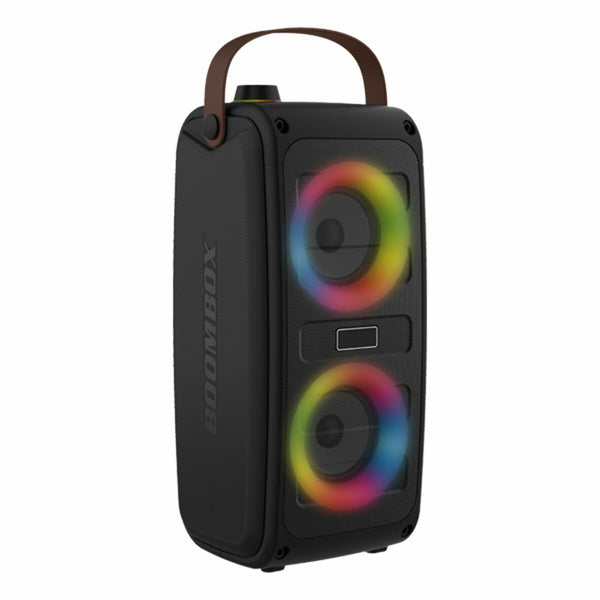 Altoparlante Bluetooth Portatile Denver Electronics Nero LED RGB