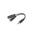 Adattatore Jack 3,5 mm da Femmina a Maschio Lanberg AD-0024-BK Nero