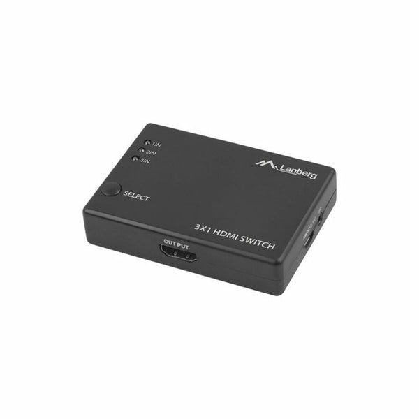 Switch HDMI Lanberg SWV-HDMI-0003 Nero