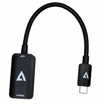 Adattatore USB C con HDMI V7 V7USBCHDMI4K60HZ     Nero 4K Ultra HD