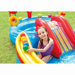 Piscina Gonfiabile per Bambini Intex   Parco giochi Arcobaleno 297 x 135 x 193 cm 381 L