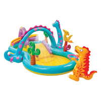 Piscina Gonfiabile per Bambini Intex   Dinosauri Parco giochi 302 x 112 x 229 cm 280 L