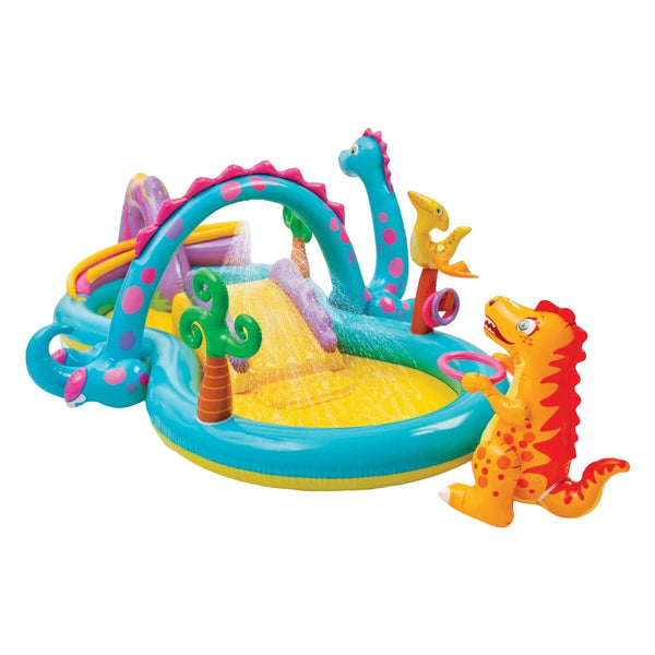 Piscina Gonfiabile per Bambini Intex   Dinosauri Parco giochi 302 x 112 x 229 cm 280 L