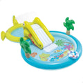 Piscina Gonfiabile per Bambini Intex Coccodrillo Parco giochi 175 x 74 x 323 cm