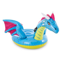 Figura Gonfiabile per Piscina Intex Dragon Azzurro