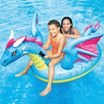 Figura Gonfiabile per Piscina Intex Ride On         Drago 201 x 95,5 x 191 cm  