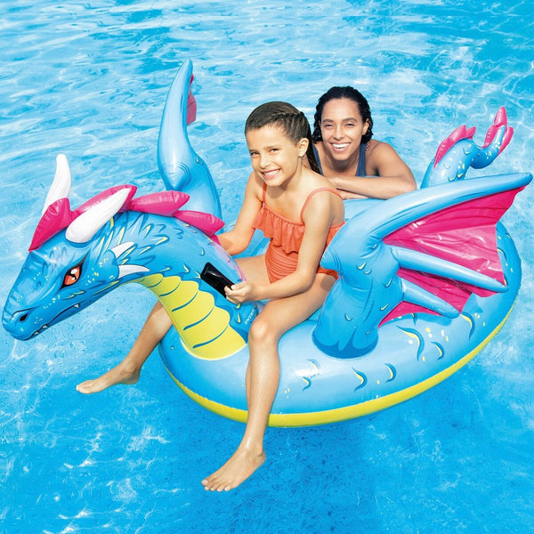 Figura Gonfiabile per Piscina Intex Ride On         Drago 201 x 95,5 x 191 cm  