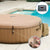 Spa Gonfiabile Intex 236 x 71 x 236 cm Marrone 1339 L