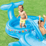 Piscina Gonfiabile per Bambini Intex Parco giochi Balena 235 L 23,4 x 9,9 x 37,3 cm