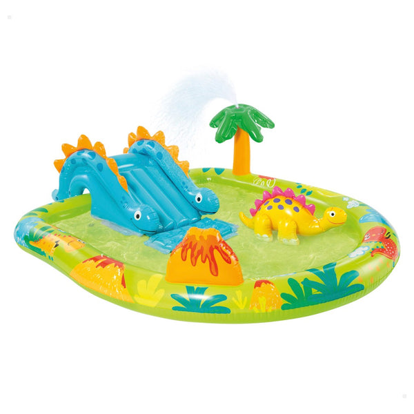 Aufblasbares Planschbecken für Kinder Intex 143 L Dinosaurier (191 x 152 x 58 cm)