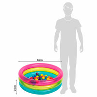 Schwimmmbad mit Kugeln   Intex 48674NP         86 x 25 x 86 cm