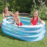 Kinderbecken Intex 57482 Oval 230 L Blau 163 x 107 x 46 cm