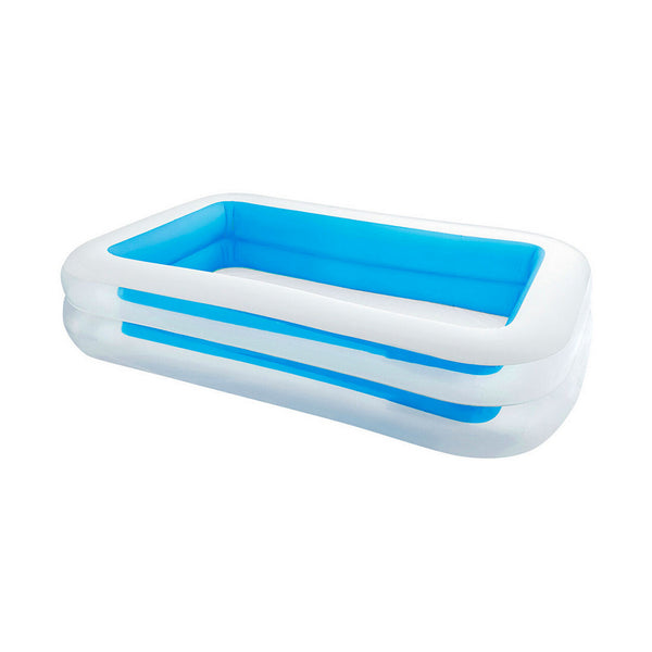 Aufblasbarer Pool Intex 56483 770 L (262 x 175 x 56 cm) Blau/Weiß 262 x 175 x 56 cm